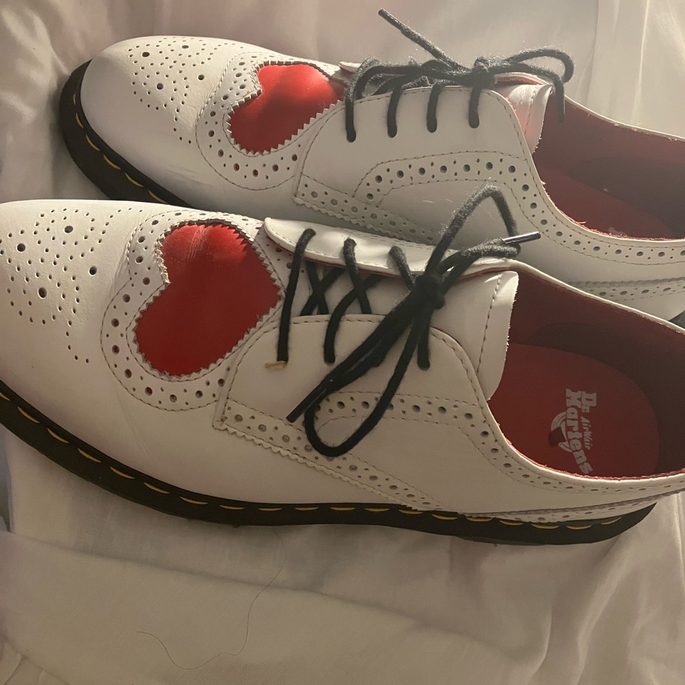 Super Rare Doc Martens Leather Oxford Shoe Joyce Heart